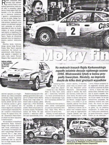 Rajd Karkonoski - 1998r.